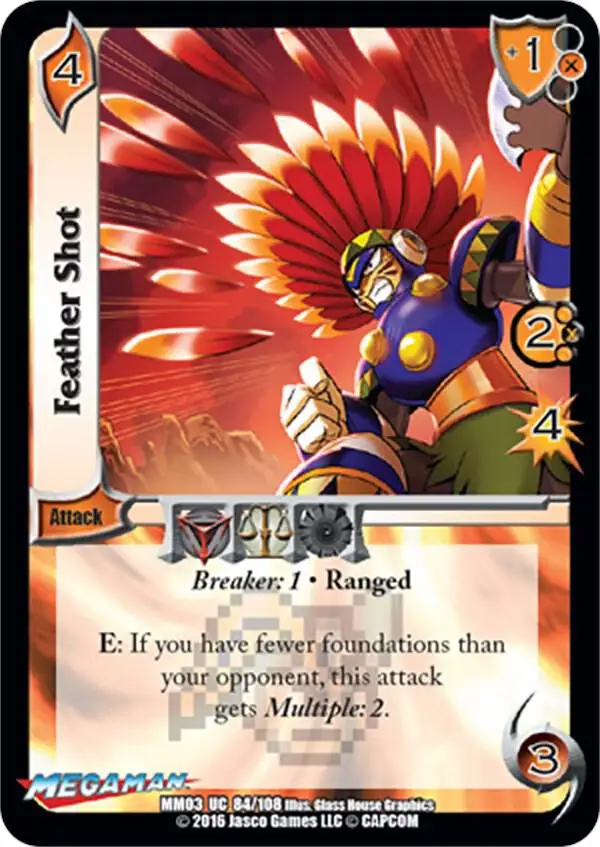 Feather Shot card front