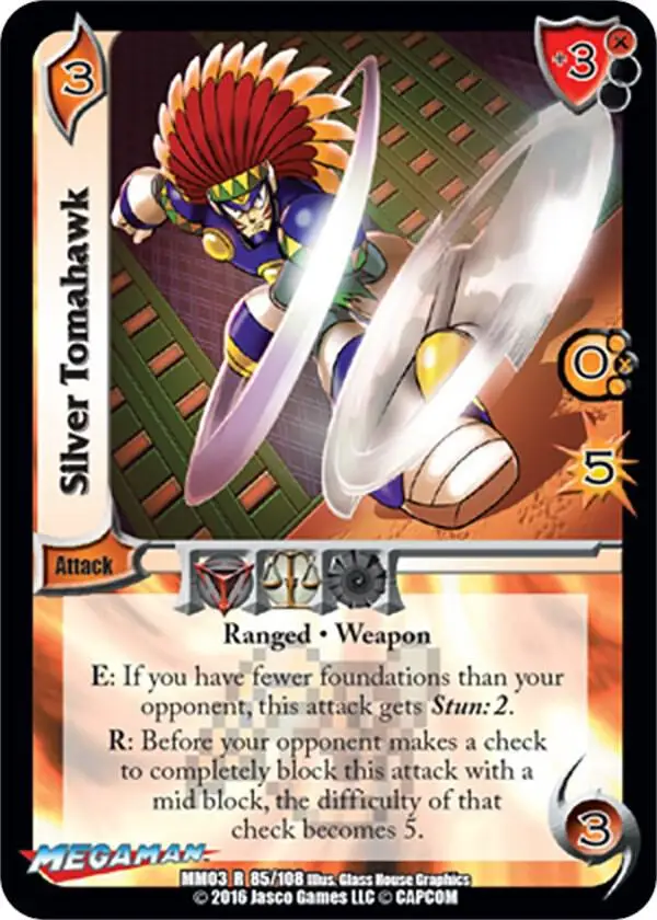 Silver Tomahawk card front