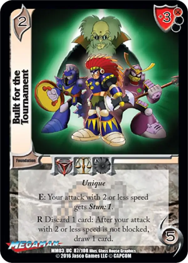 Built for the Tournament card front
