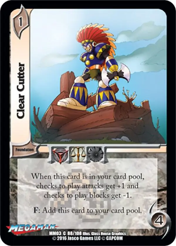 Clear Cutter card front