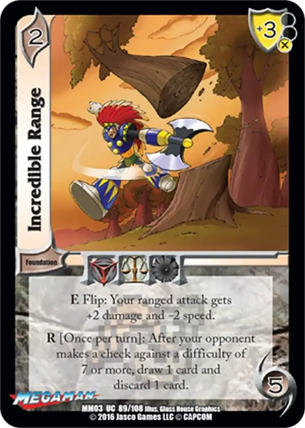 Incredible Range card front