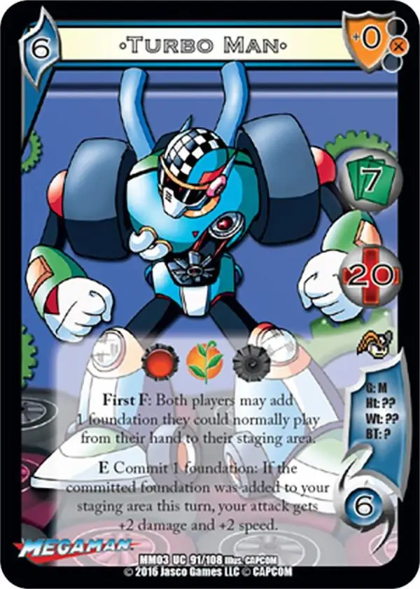 Turbo Man card front