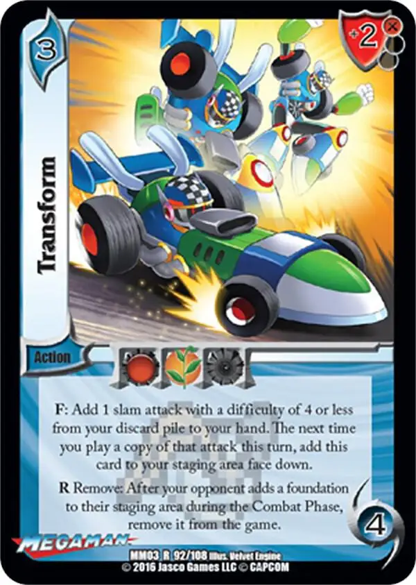 Transform card front