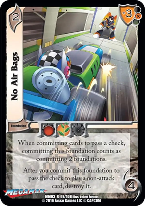 No Air Bags card front