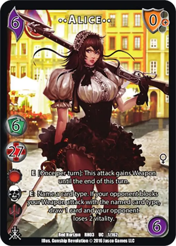 Alice card front