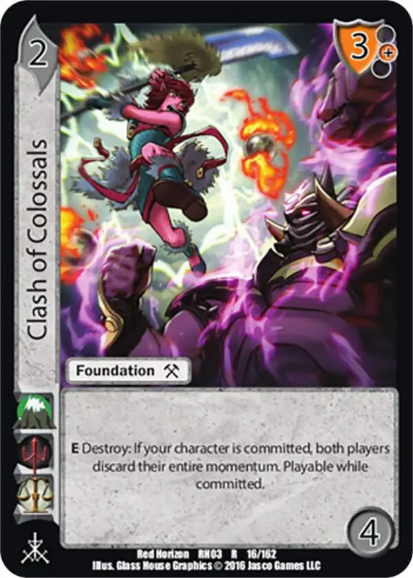 Clash of Colossals card front