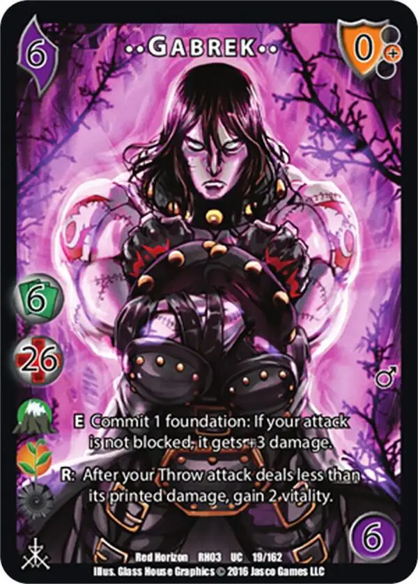 Gabrek card front