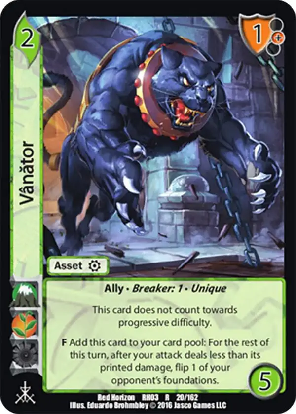 Vanator card front