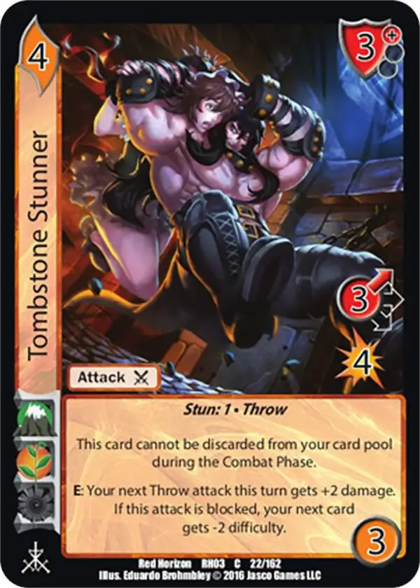 Tombstone Stunner card front