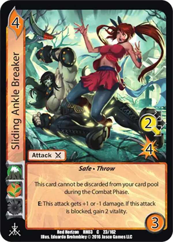 Sliding Ankle Breaker card front