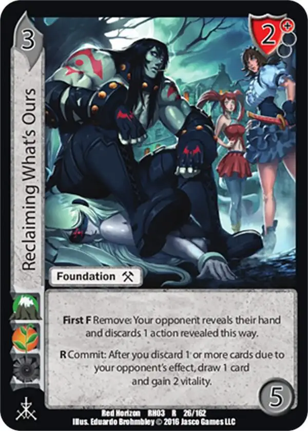 Reclaiming What's Ours card front
