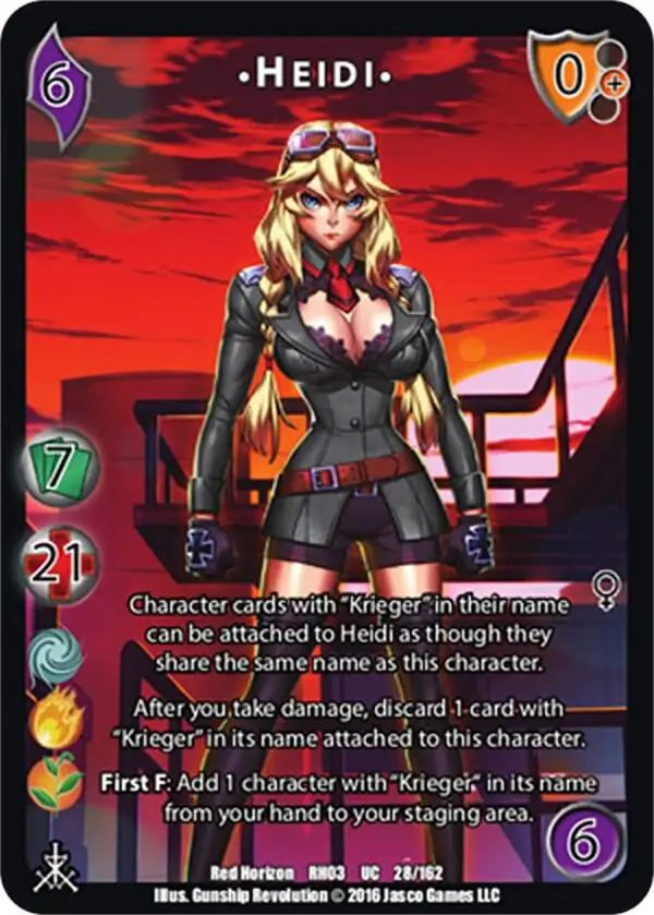Heidi card front