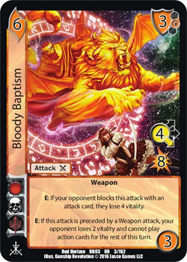 Bloody Baptism card front