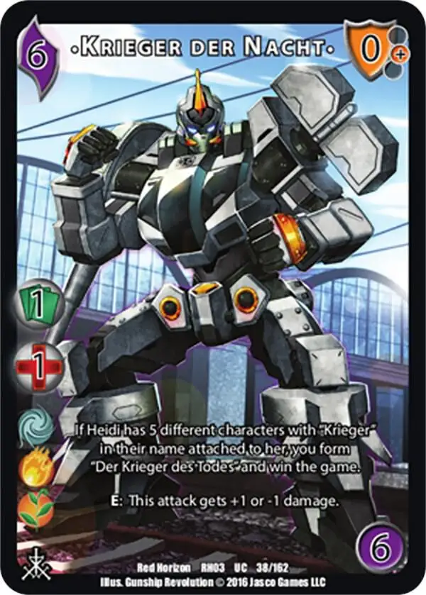 Krieger der Nacht card front
