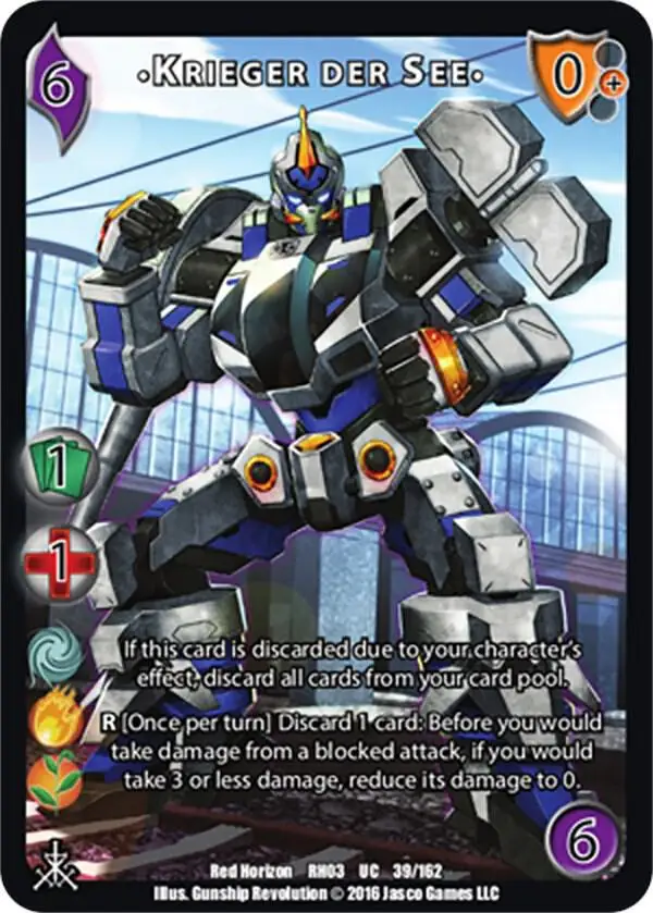 Krieger der See card front