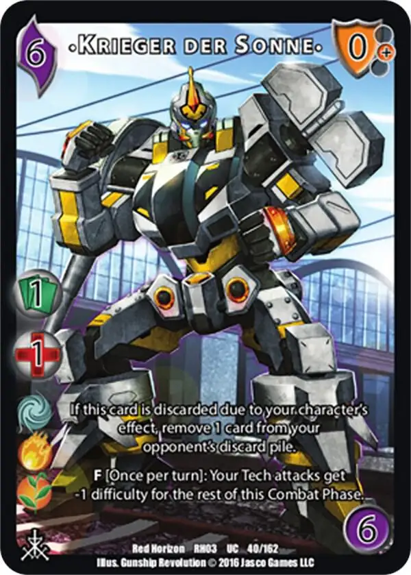 Krieger der Sonne card front