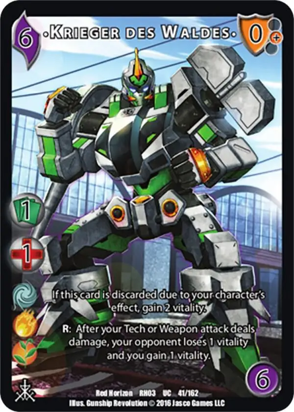 Krieger des Waldes card front