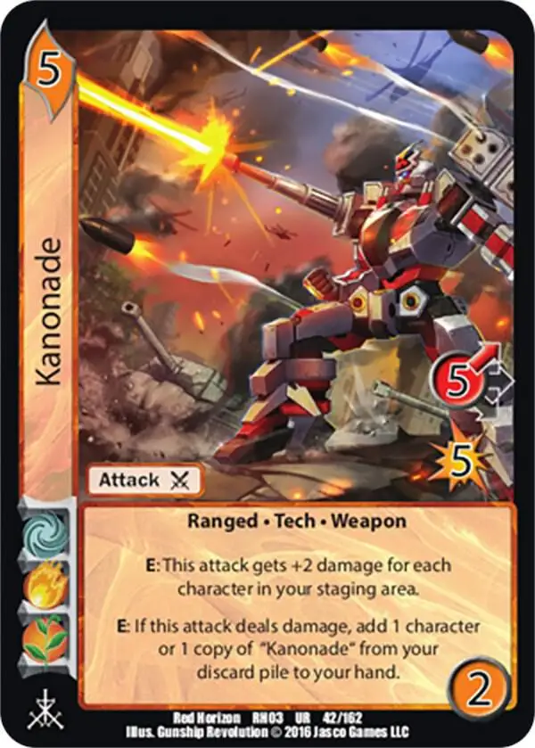 Kanonade card front