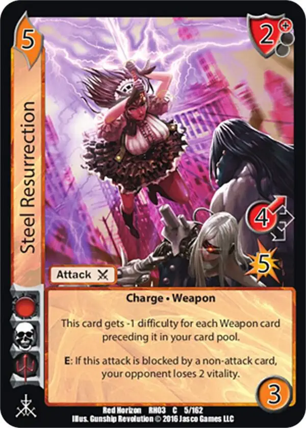 Steel Resurrection card front