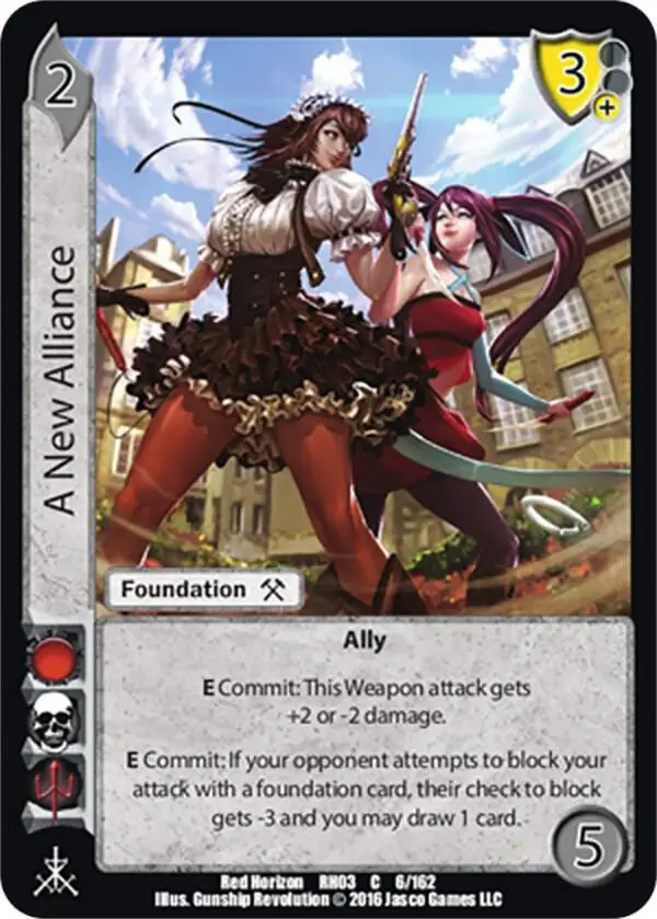 A New Alliance card front