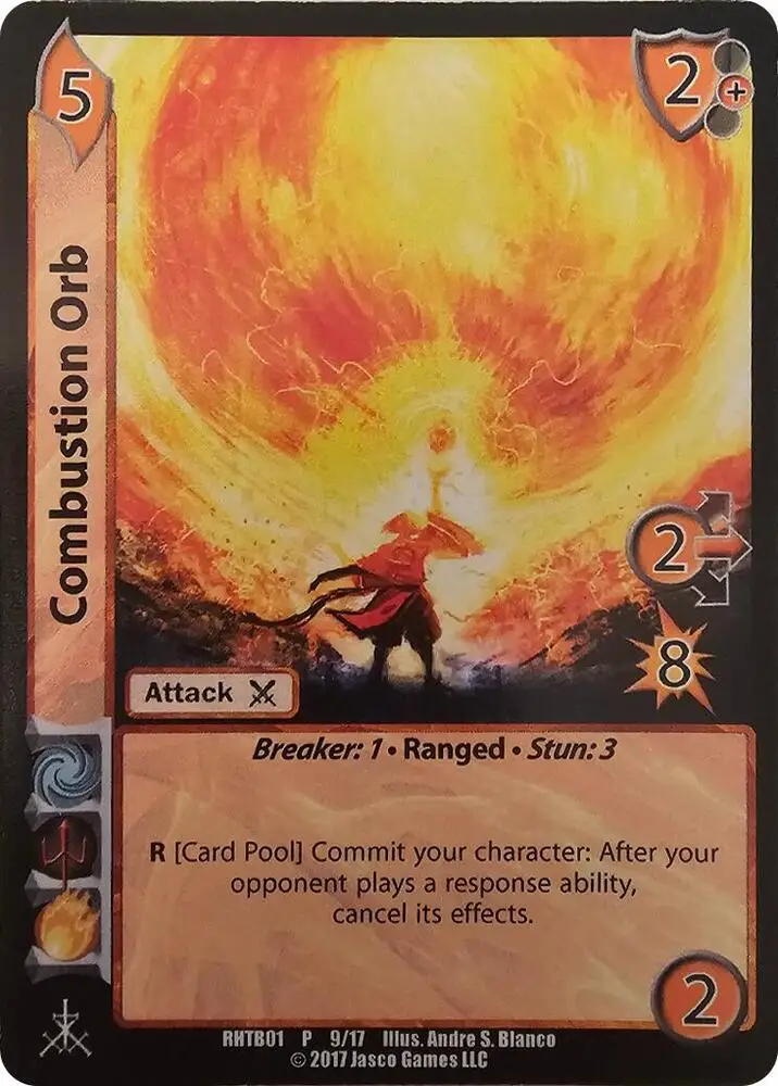 Combustion Orb card front