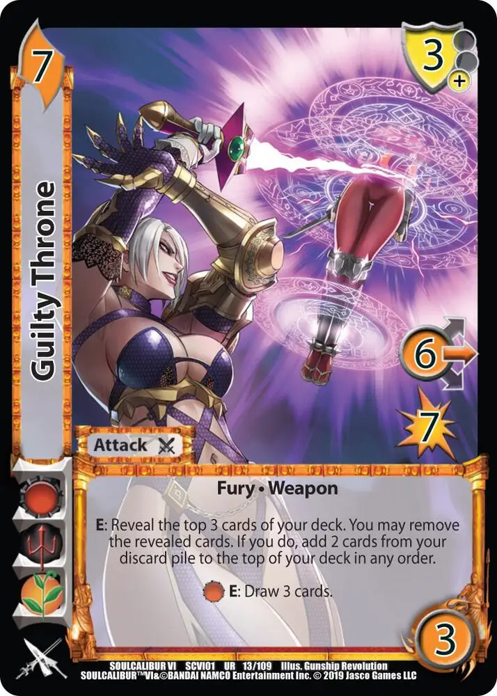 Guilty Throne card front