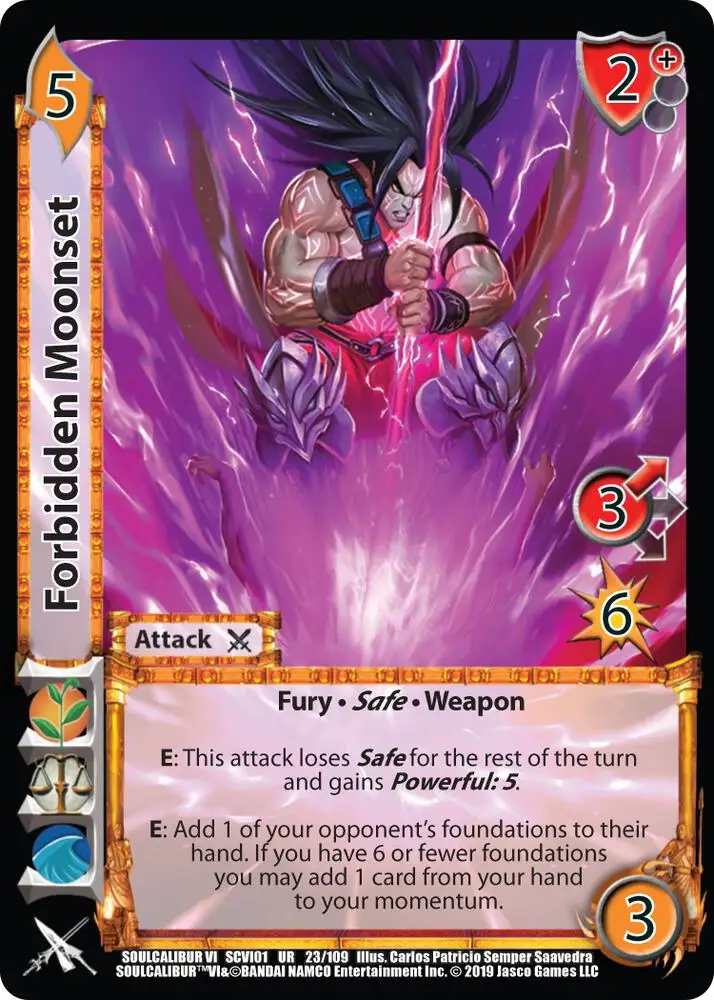 Forbidden Moonset card front