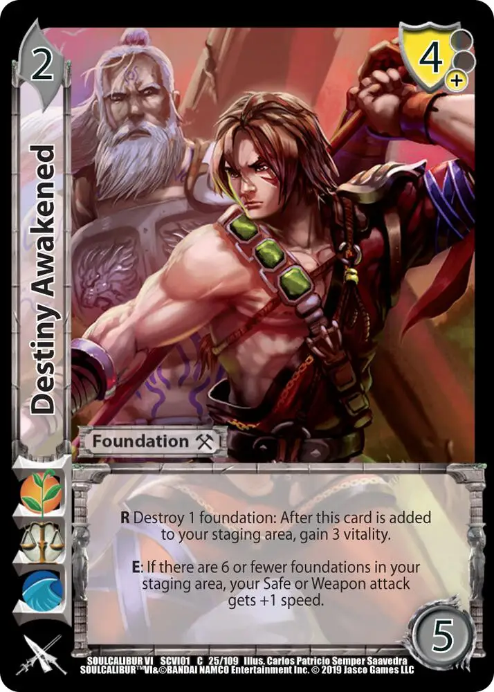 Destiny Awakened card front