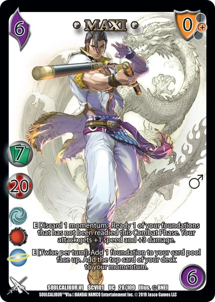 Maxi card front