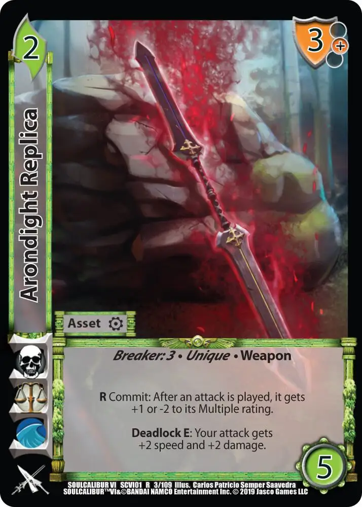 Arondight Replica card front