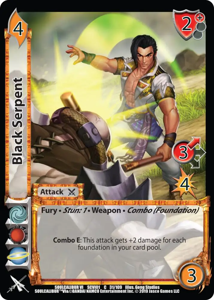 Black Serpent card front