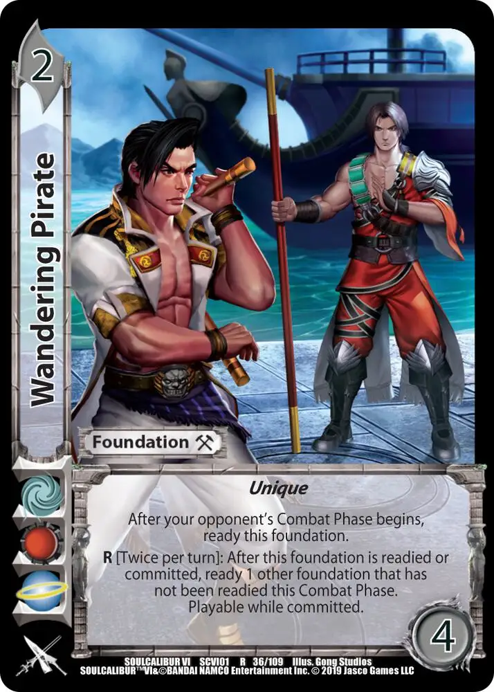 Wandering Pirate card front