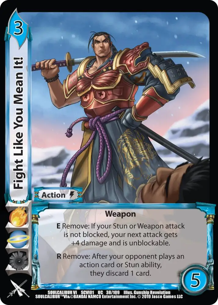 Fight Like You Mean It! card front