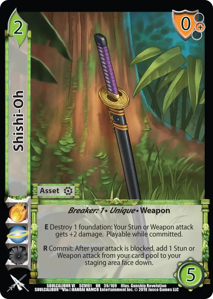 Shishi-Oh card front