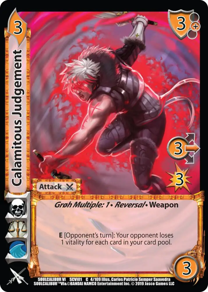 Calamitous Judgement card front