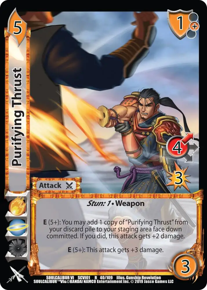 Purifying Thrust card front