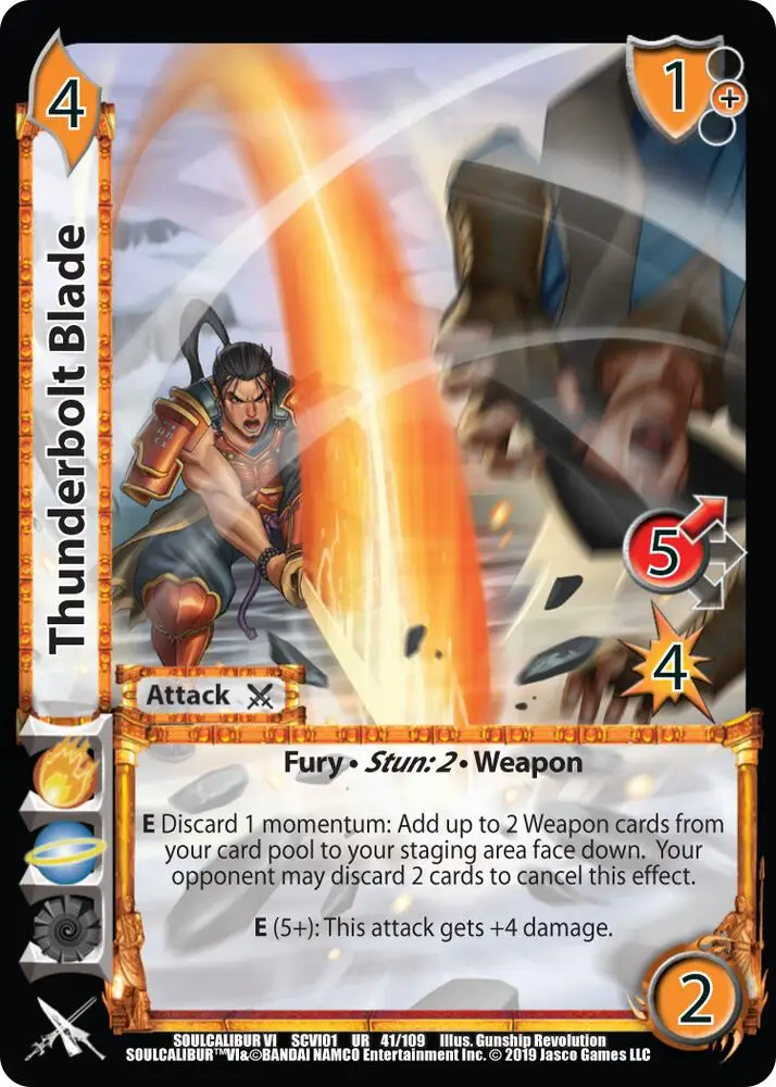 Thunderbolt Blade card front