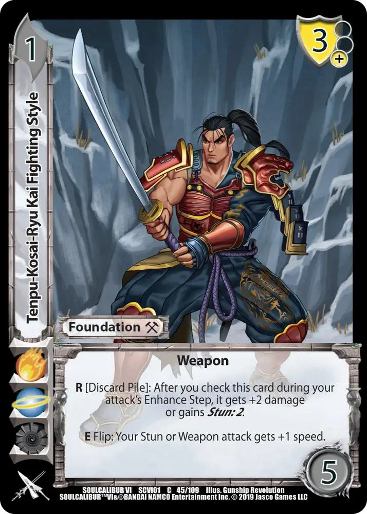 Tenpu-Kosai-Ryu Kai Fighting Style card front