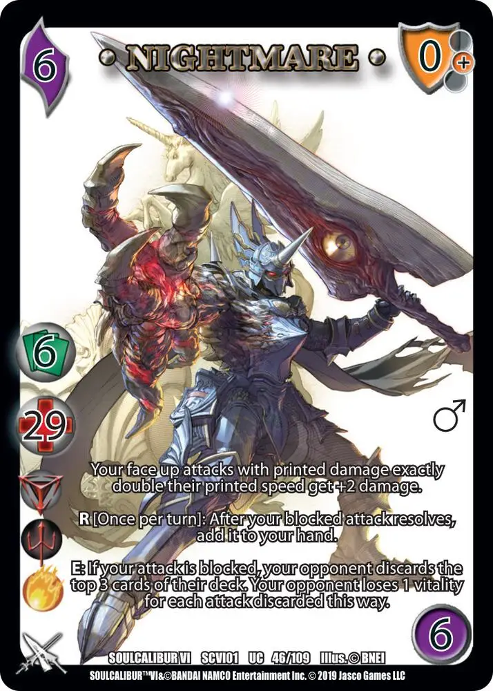 Nightmare card front