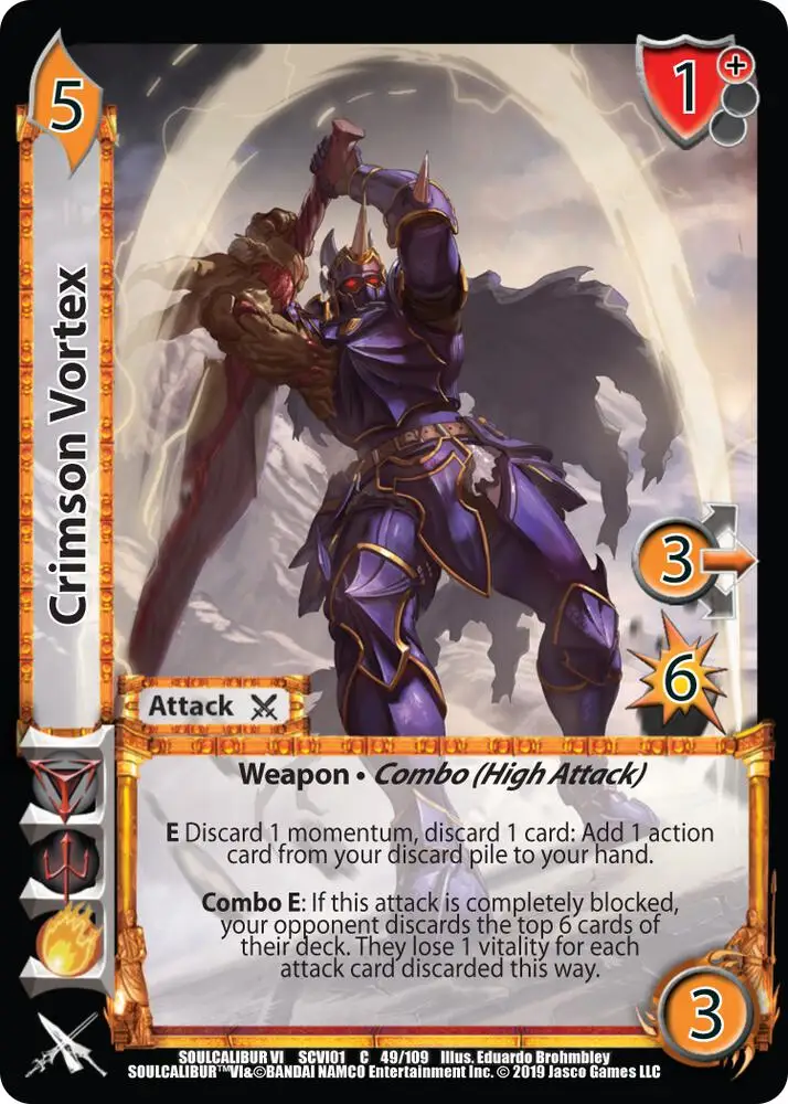 Crimson Vortex card front