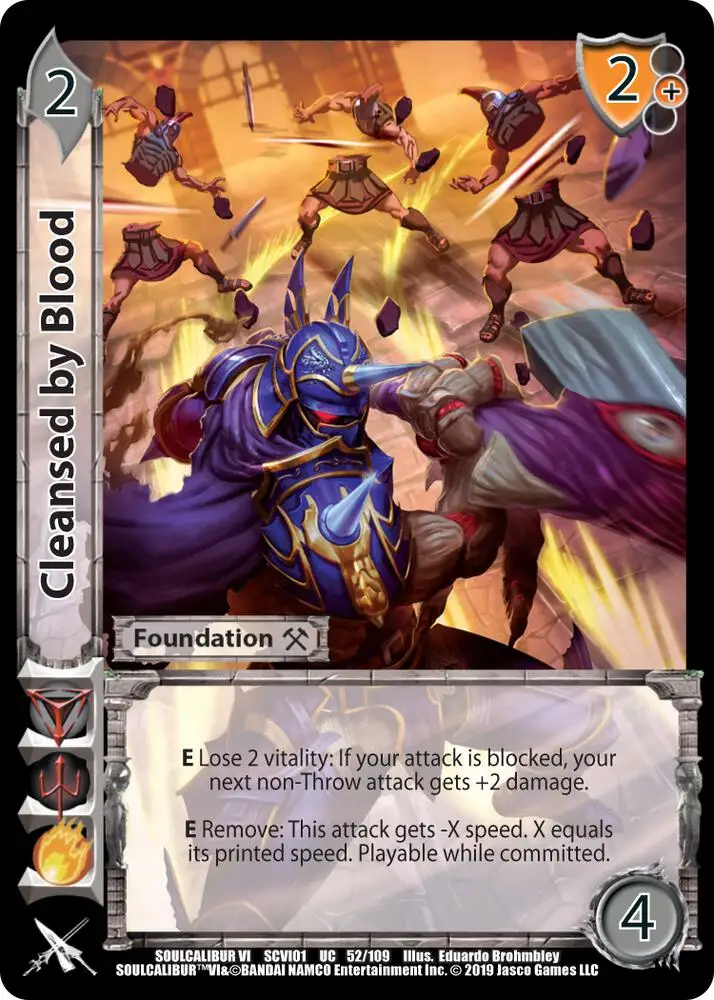 Cleansed By Blood card front