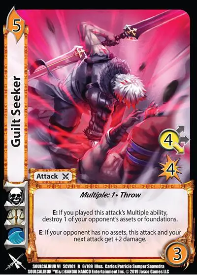Guilt Seeker card front