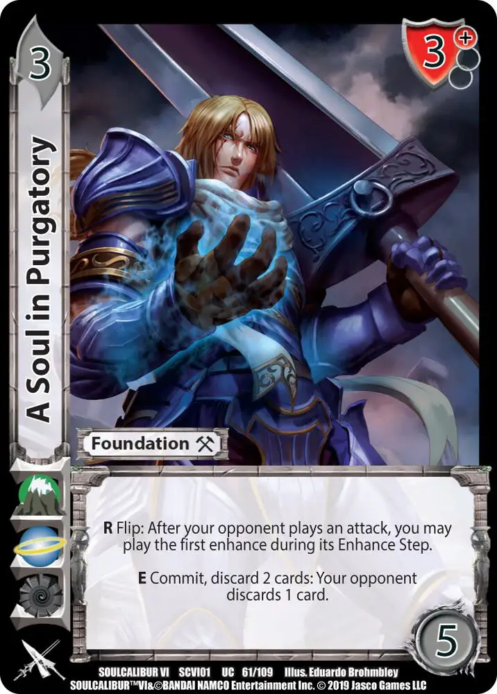 A Soul in Purgatory card front