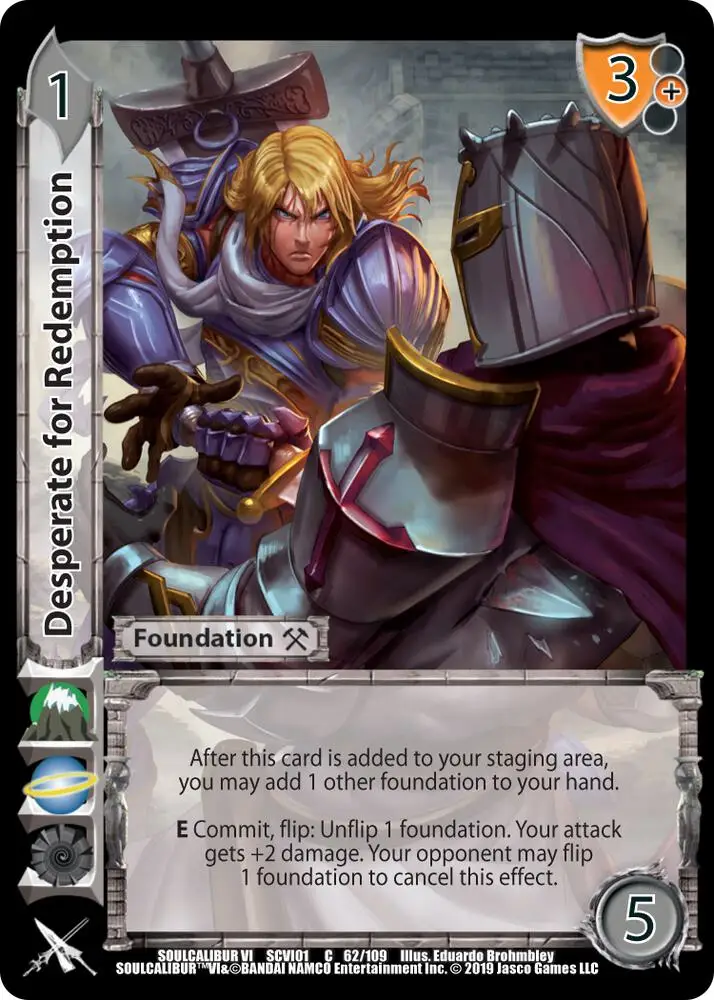 Desperate for Redemption card front