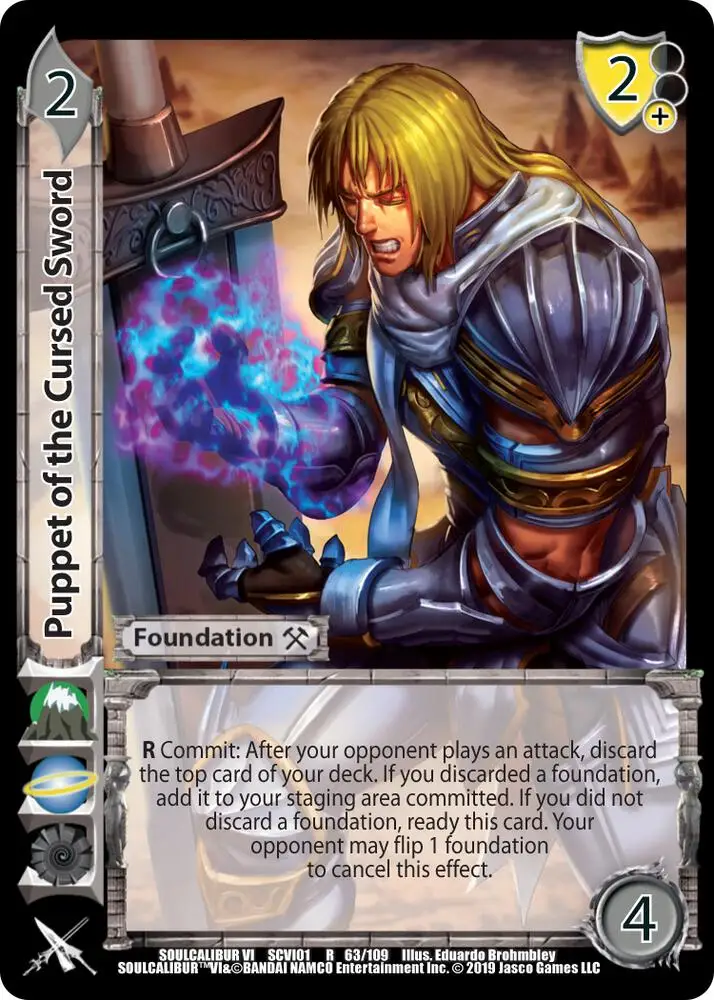 Puppet of the Cursed Sword card front