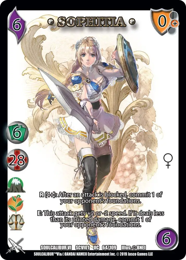 Sophitia card front