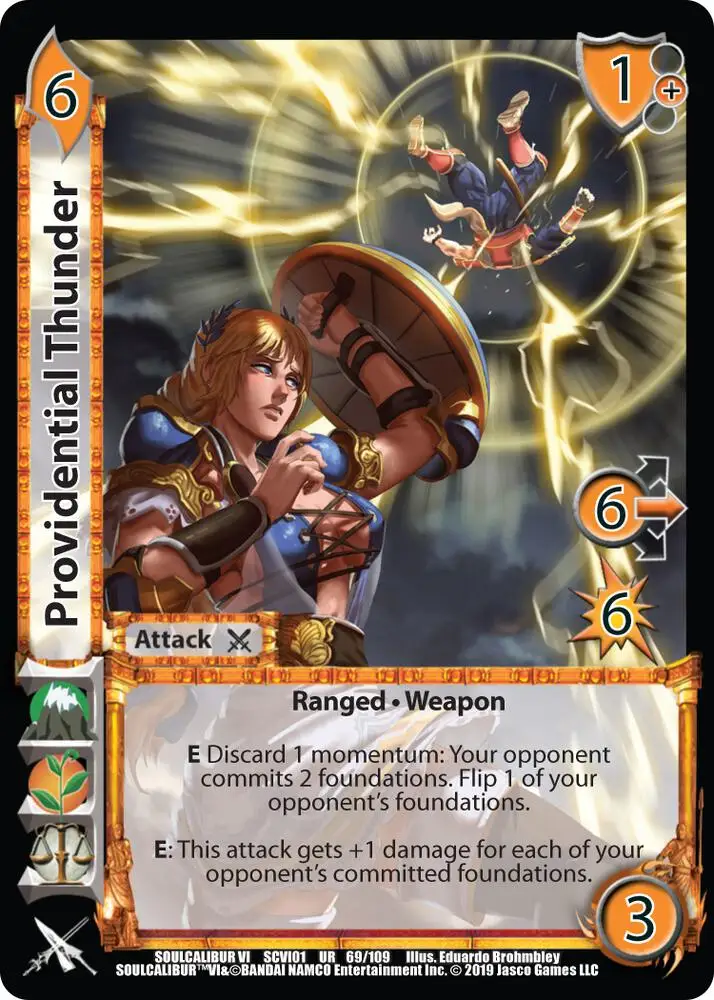 Providential Thunder card front