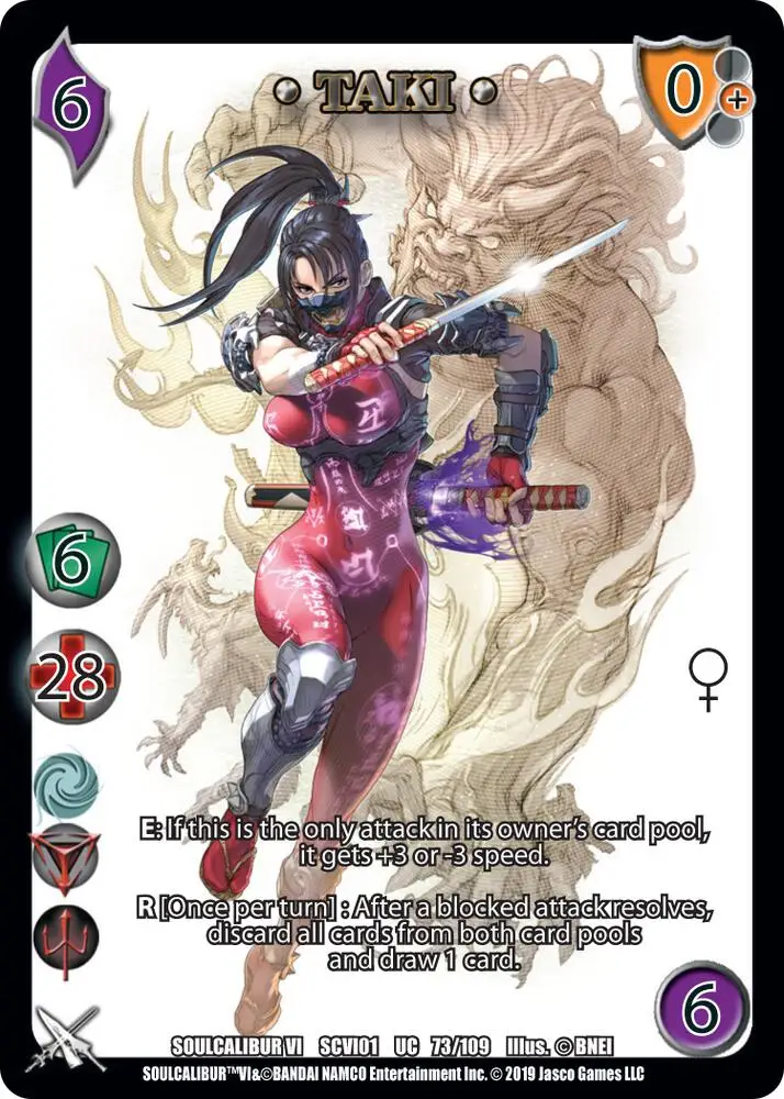 Taki card front