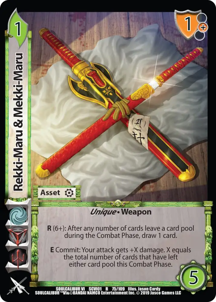 Rekki-Maru & Mekki-Maru card front