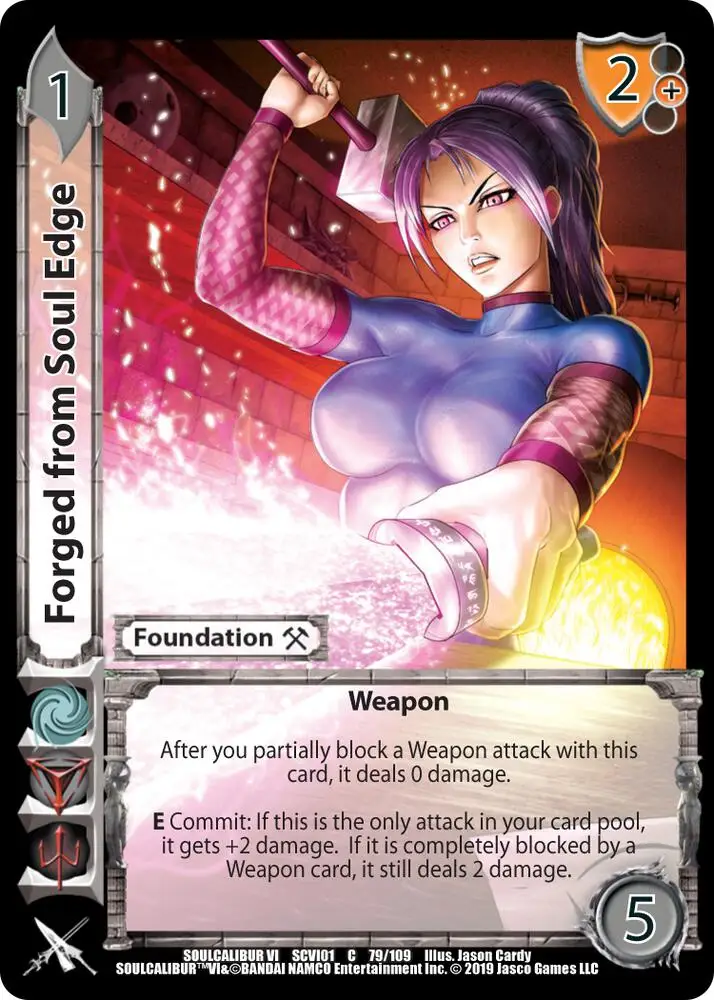 Forged From Soul Edge card front